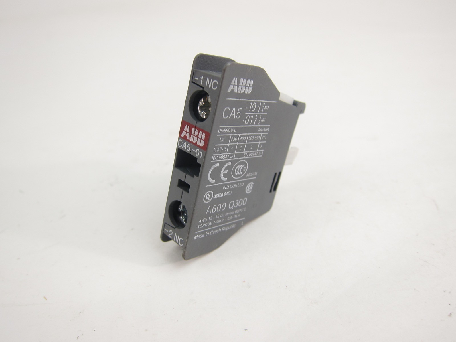 NEW ABB CA5-01 Auxiliary Contact Block CA501