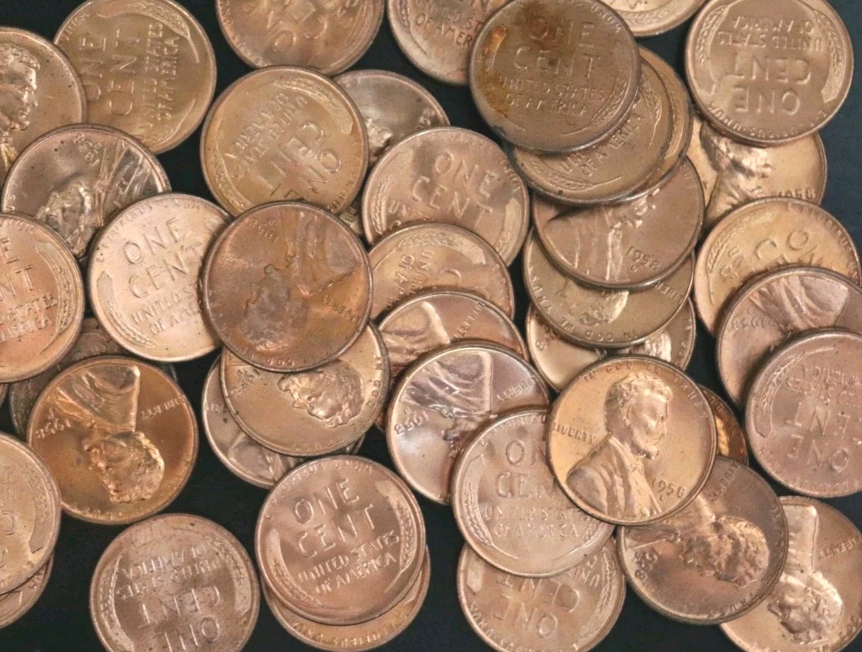 Red (BU) 1958 Wheat Pennies - Choose How Many!
