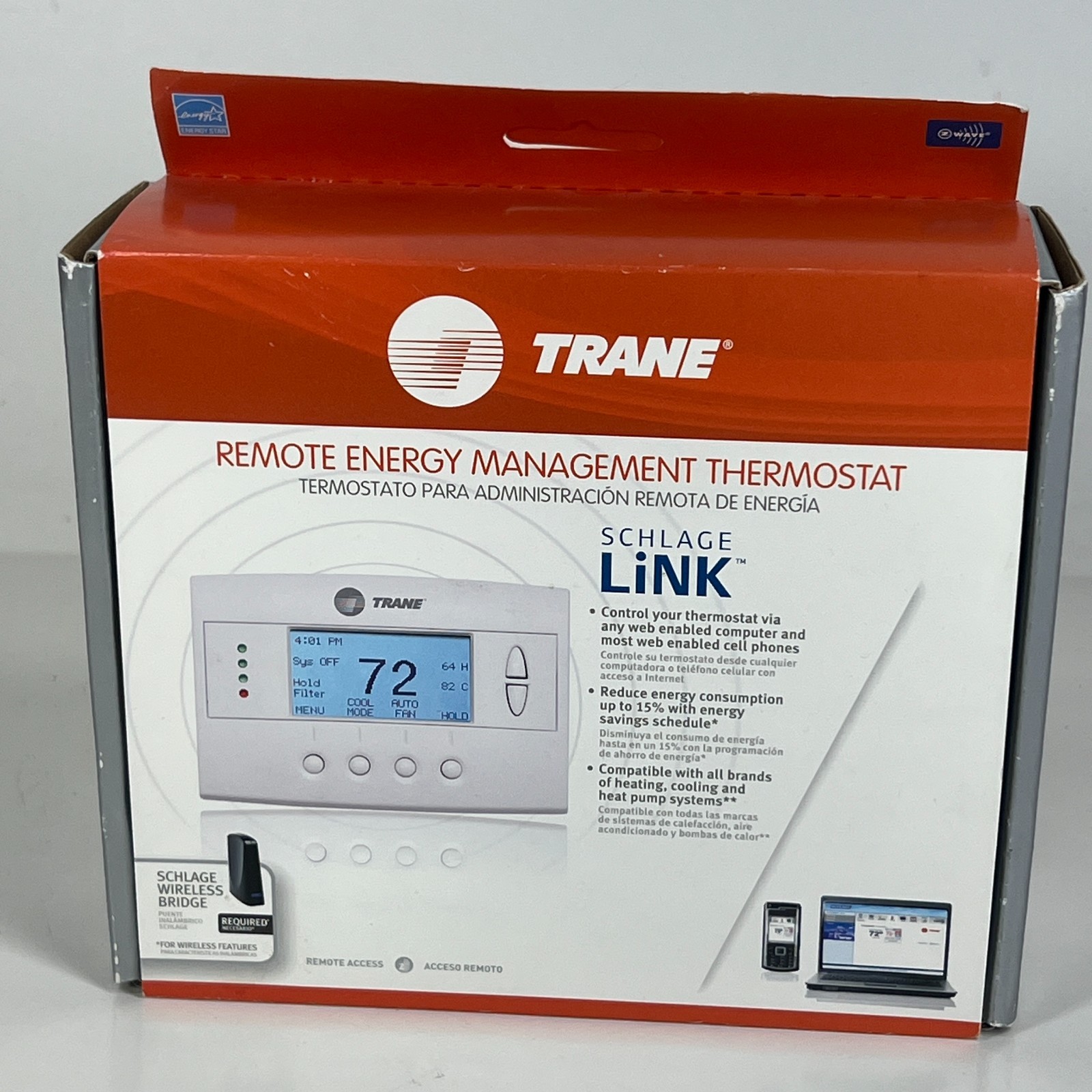 Trane WIBTZW005 Wireless Schlage LiNK Thermostat (NEW NEVER USED)