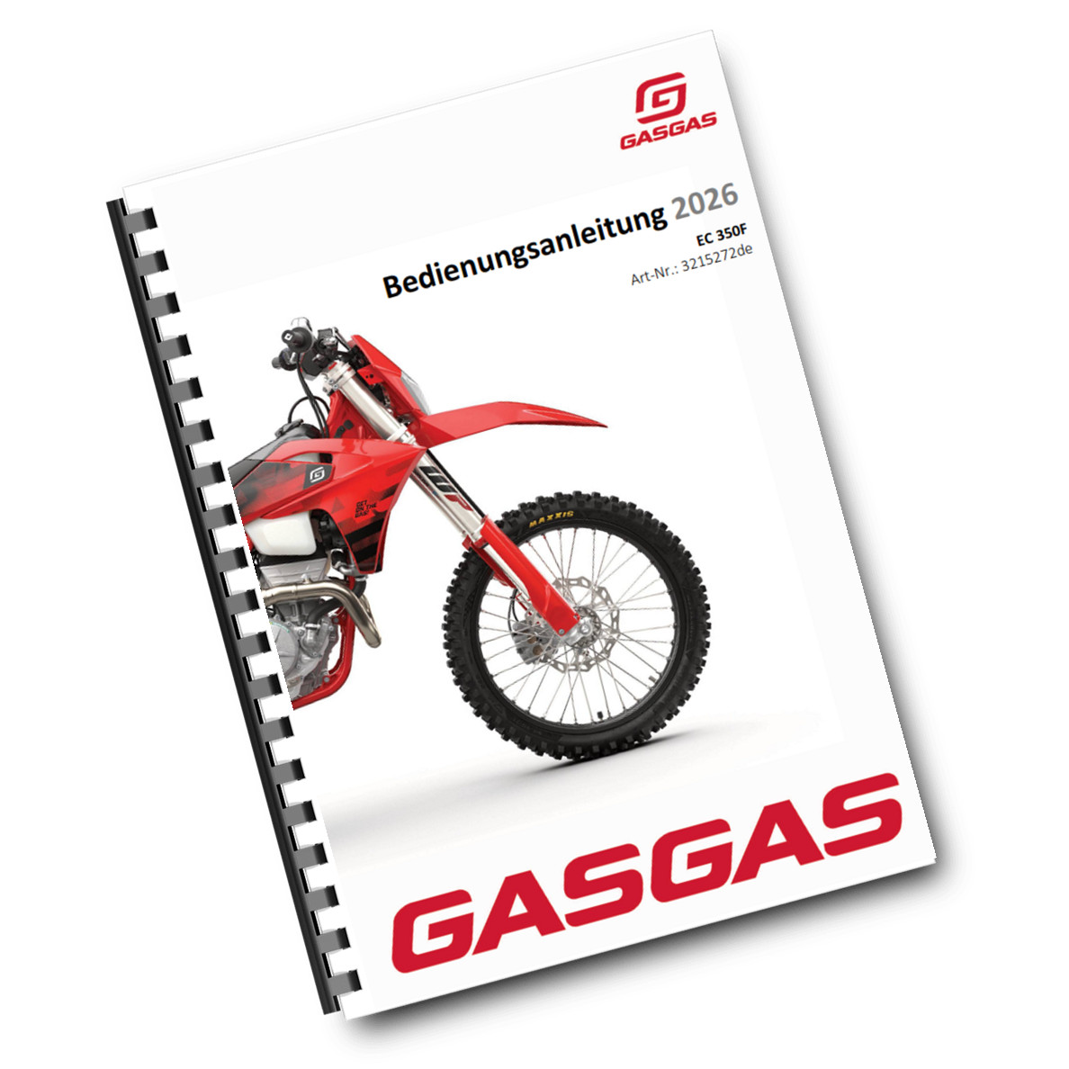 GERMAN LANGUAGE - GASGAS 2026 - EC 350F - BEDIENUNSANLEITUNG
