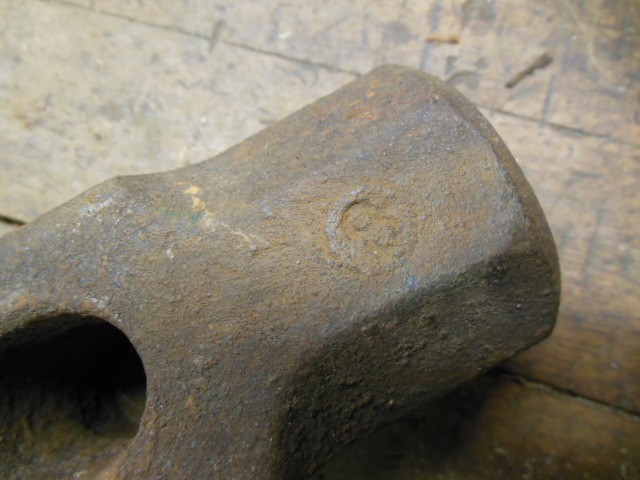 Vintage warwood 8lb sledge hammer head double face old blacksmith tool