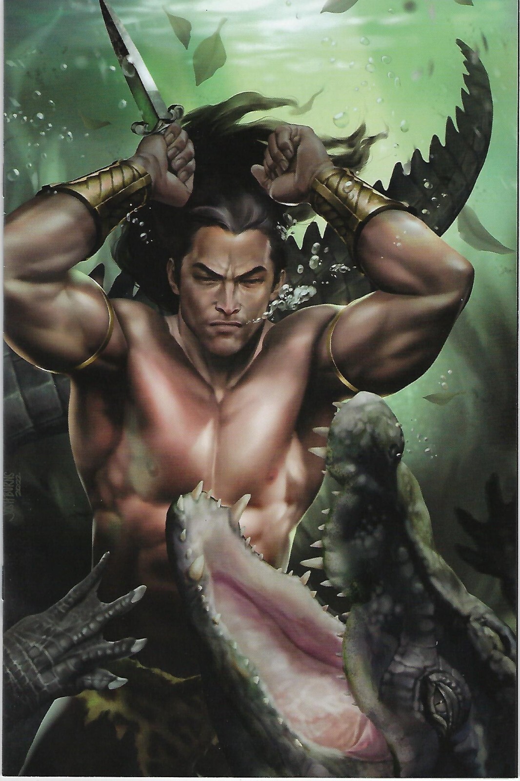 Lord of the Jungle # 3 Josh Burns 1 in 30 Virgin Variant Cover !!!   NM