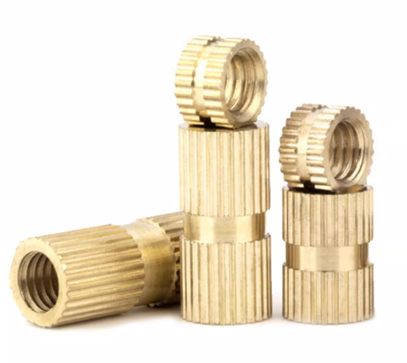M2 M2.5 M3 M6 M8 Brass Thread Inserts Nuts Knurl Nut Copper Insert With Plastic
