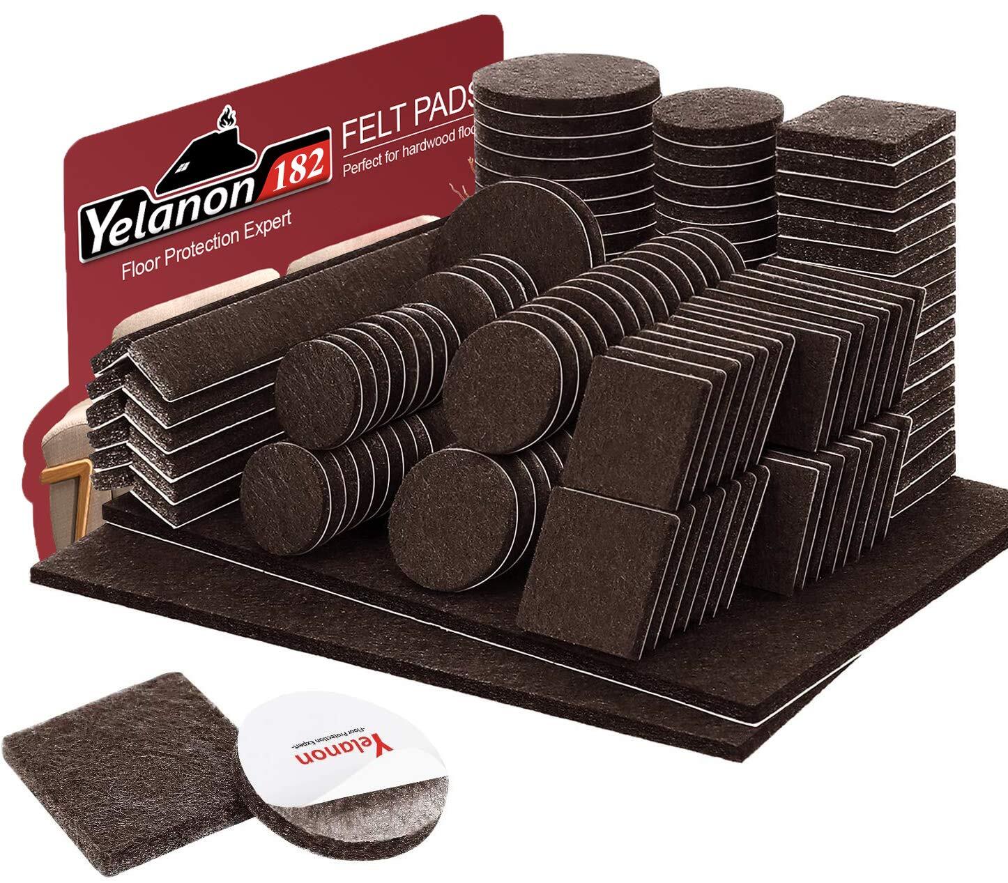 Adhesive Rubber Feet Pads Non-Slip Floor Protectors for Furniture Chair