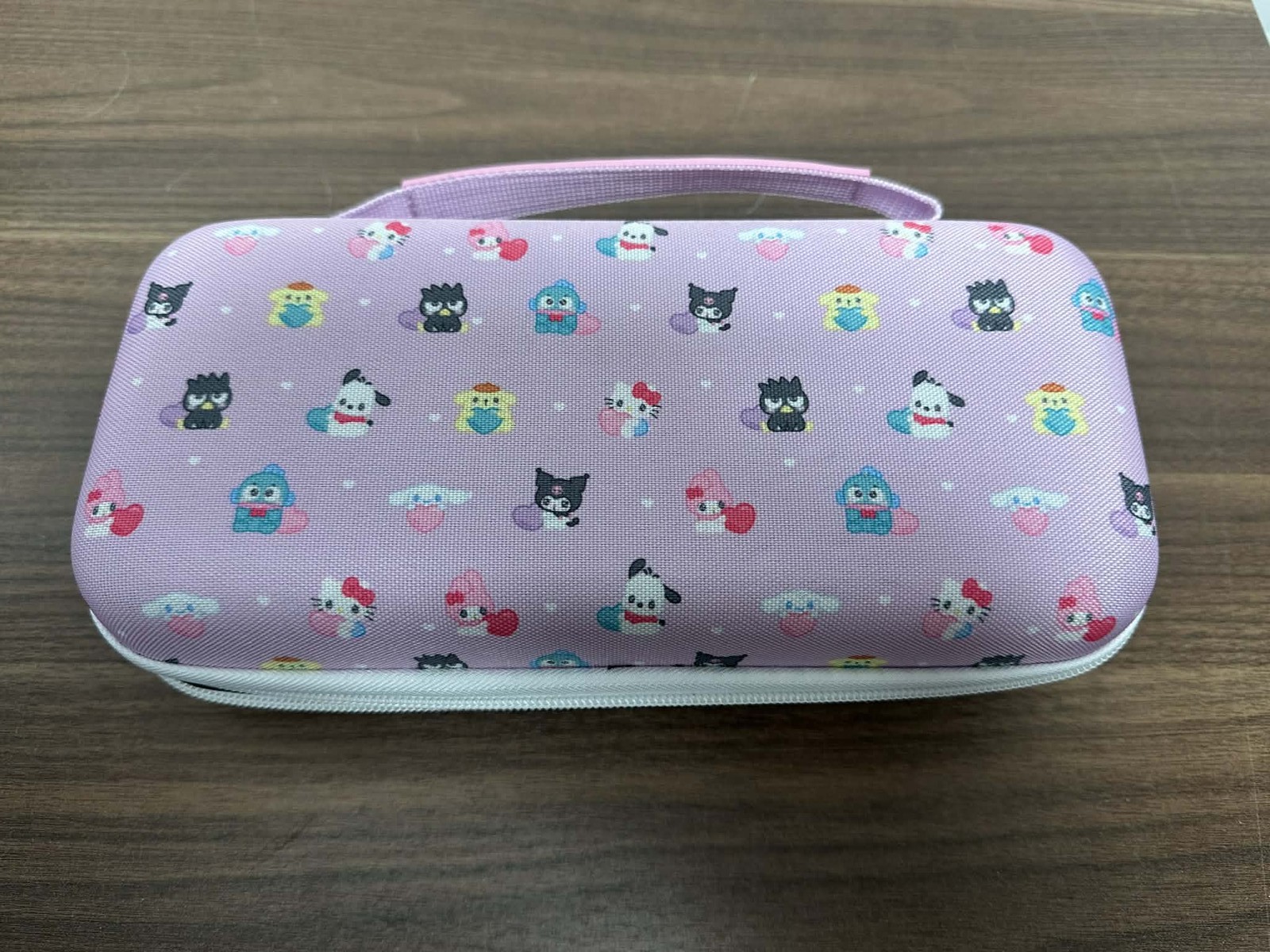 Pink Hard Shell Nylon Animal Pattern Carrying Case For Original Nintendo 8E