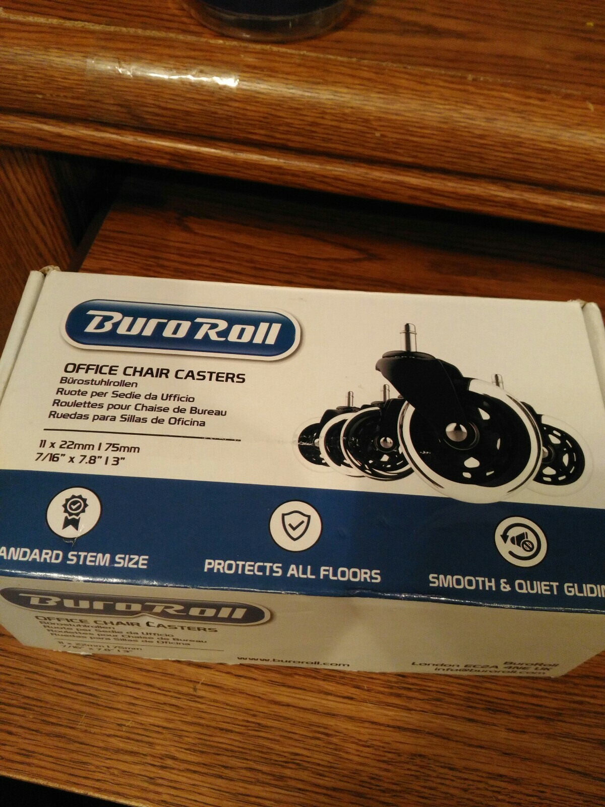 Buro Roll Offic Chair Casters 5 pcs