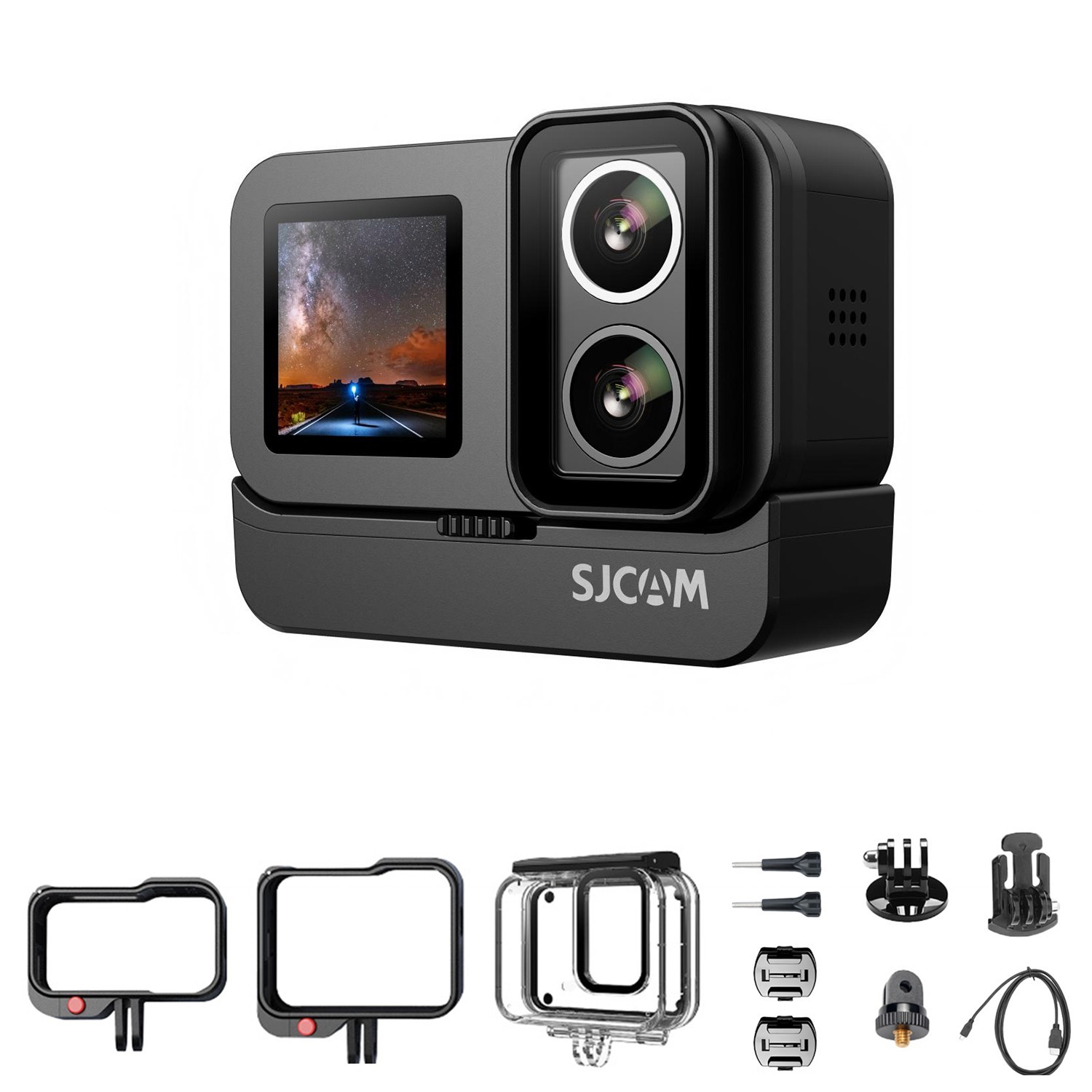 SJCAM SJ20 Dual Lens 4K 30FPS Night Video 40M Waterproof Action Camera
