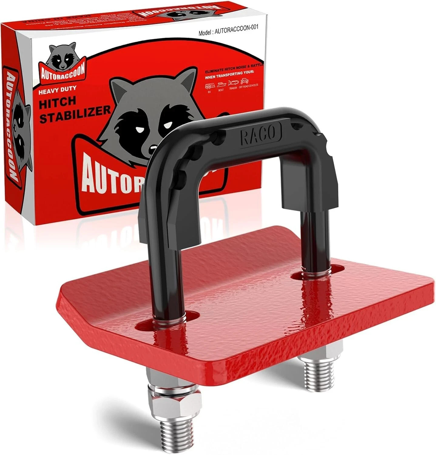 Hitch Tightener Anti-Rattle Clamp - Heavy Duty Hitch Stabilizer for 1.25" and 2"