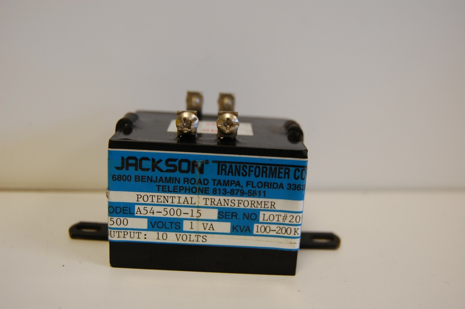 Jackson Potential Transformer A54-500-15