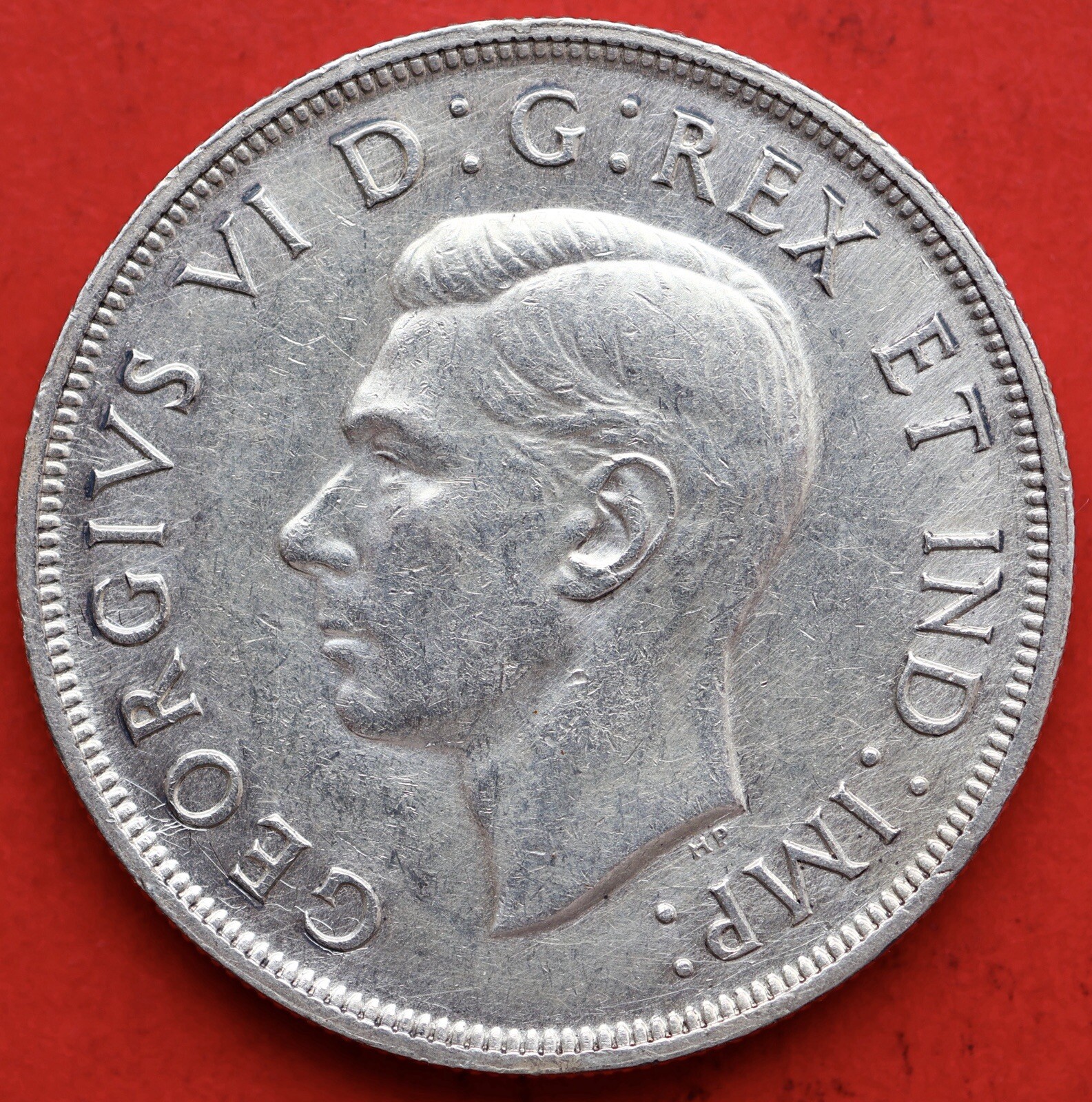 1947 Canada 1 Dollar Blunt 7 - AU58 - Cleaned Lot#12351