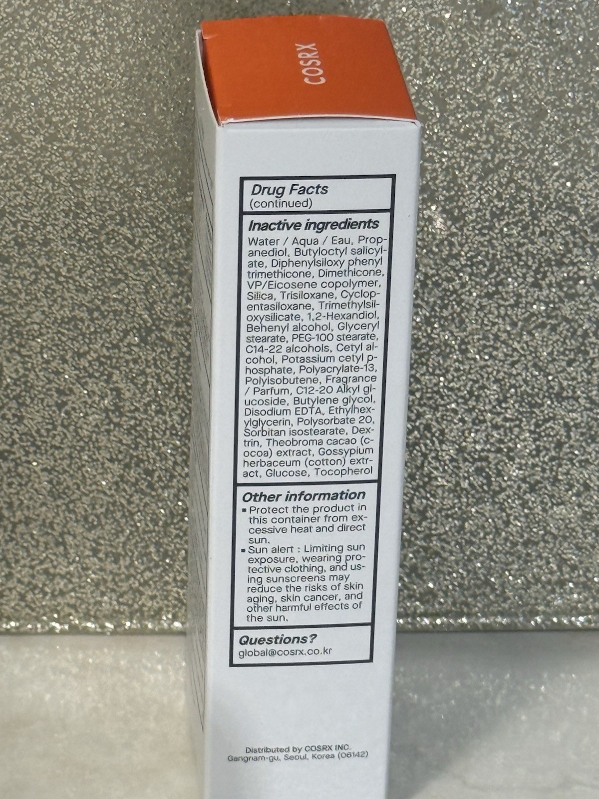 COSRX Vitamin E Vitalizing Sunscreen SPF 50 Tocopherol