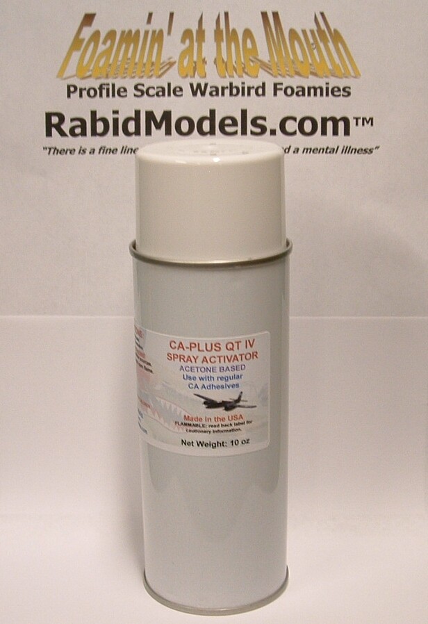 *TWO* 10 oz AEROSOL SPRAY CANS - Accelerator/Activator/Kicker for all CA glues