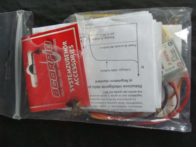 Scorpio Cells Mega Spout 25A 4-12 Speed Controller Vintage RC Models