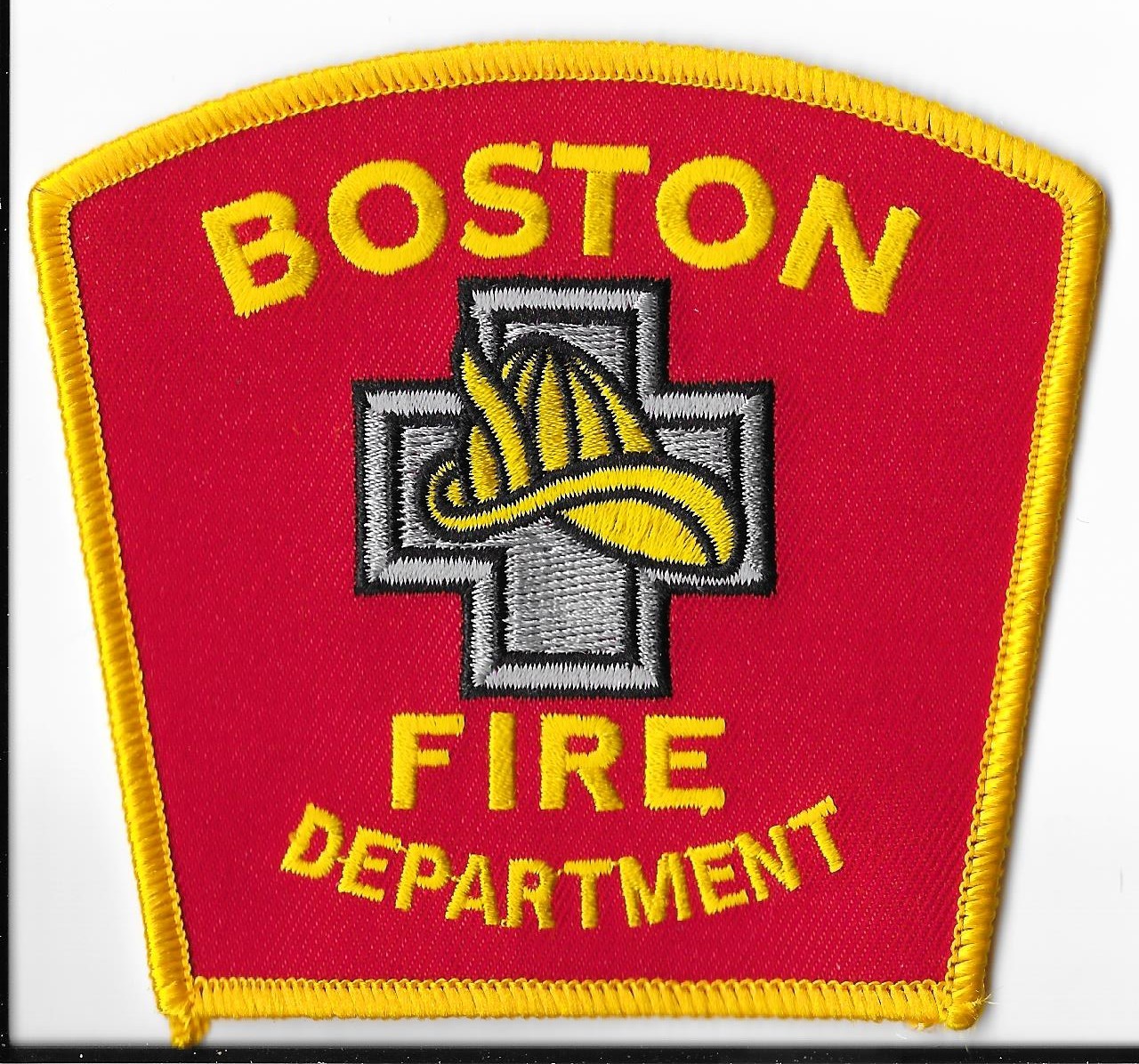 Boston Fire Department, Massachusetts Shoulder Patch V1
