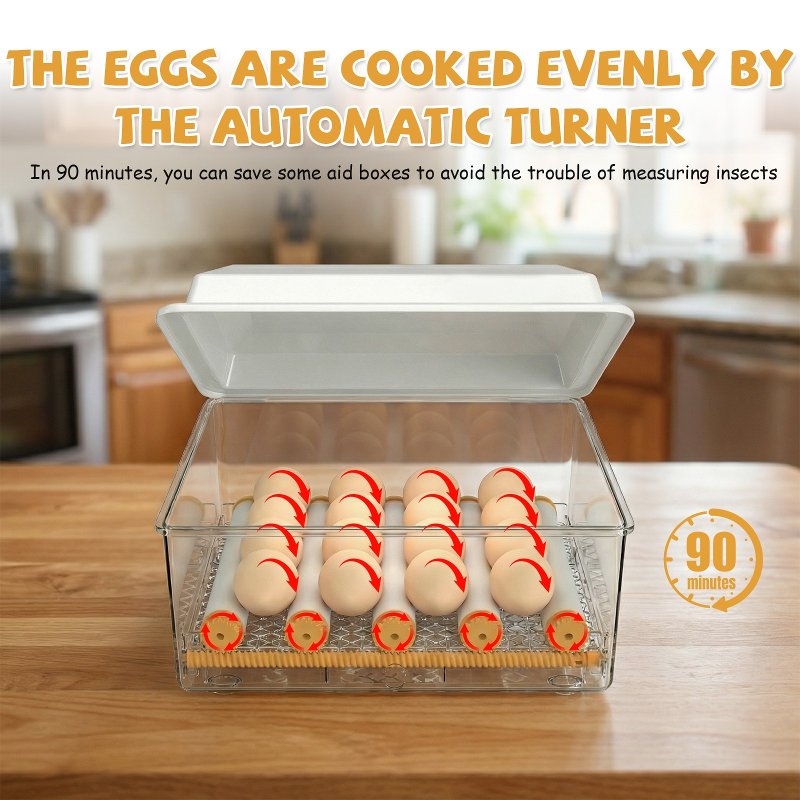 Egg Incubator for Hatching 16/36 Eggs Automatic Egg Turning Temperature Control