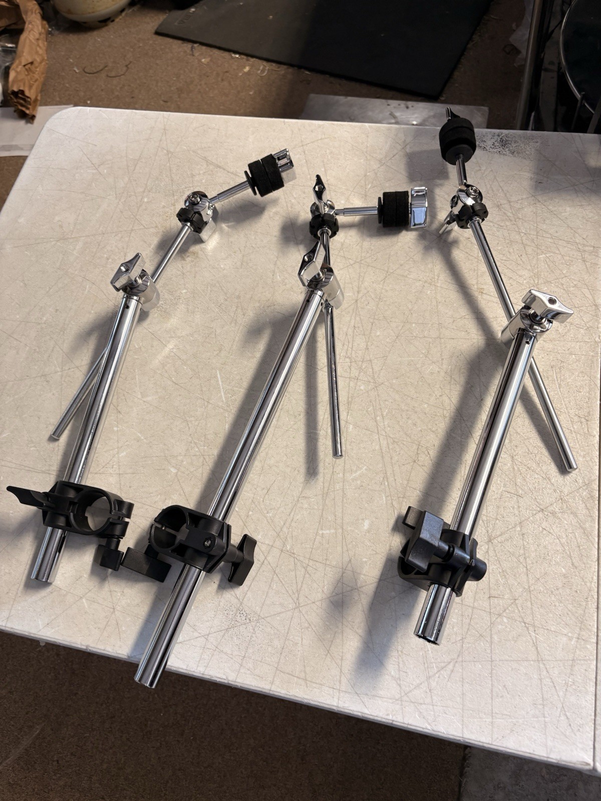 Efnote Set Of 3 Electric Drum Cymbal Mounts, 1-1/2 Mount