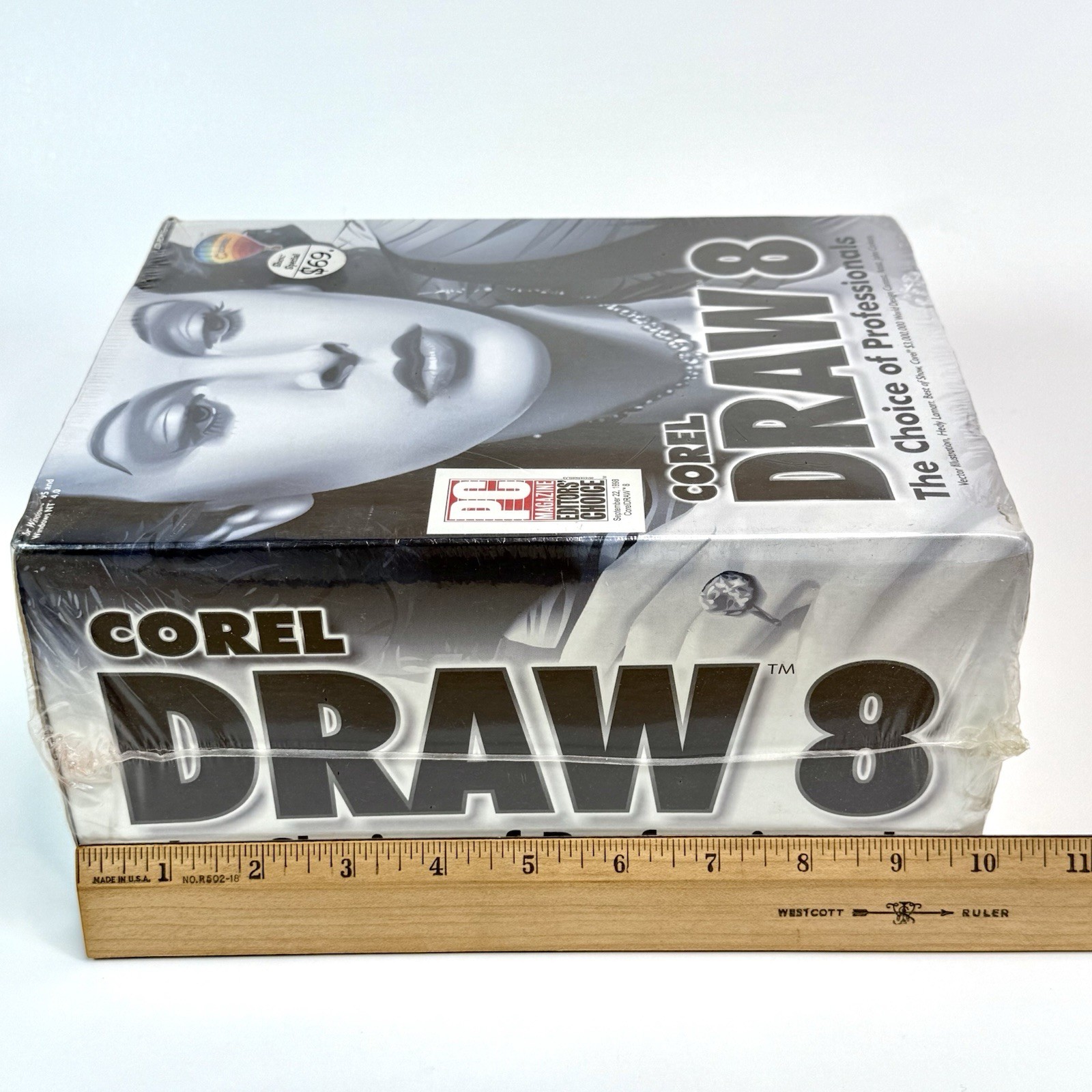COREL DRAW 8 Software New & Sealed for Win95 & NT 4.0 1998 Read Description