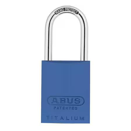 Abus 83Al/40 (300) Kd Blue Padlock, Keyed Different, Long Shackle, Rectangular