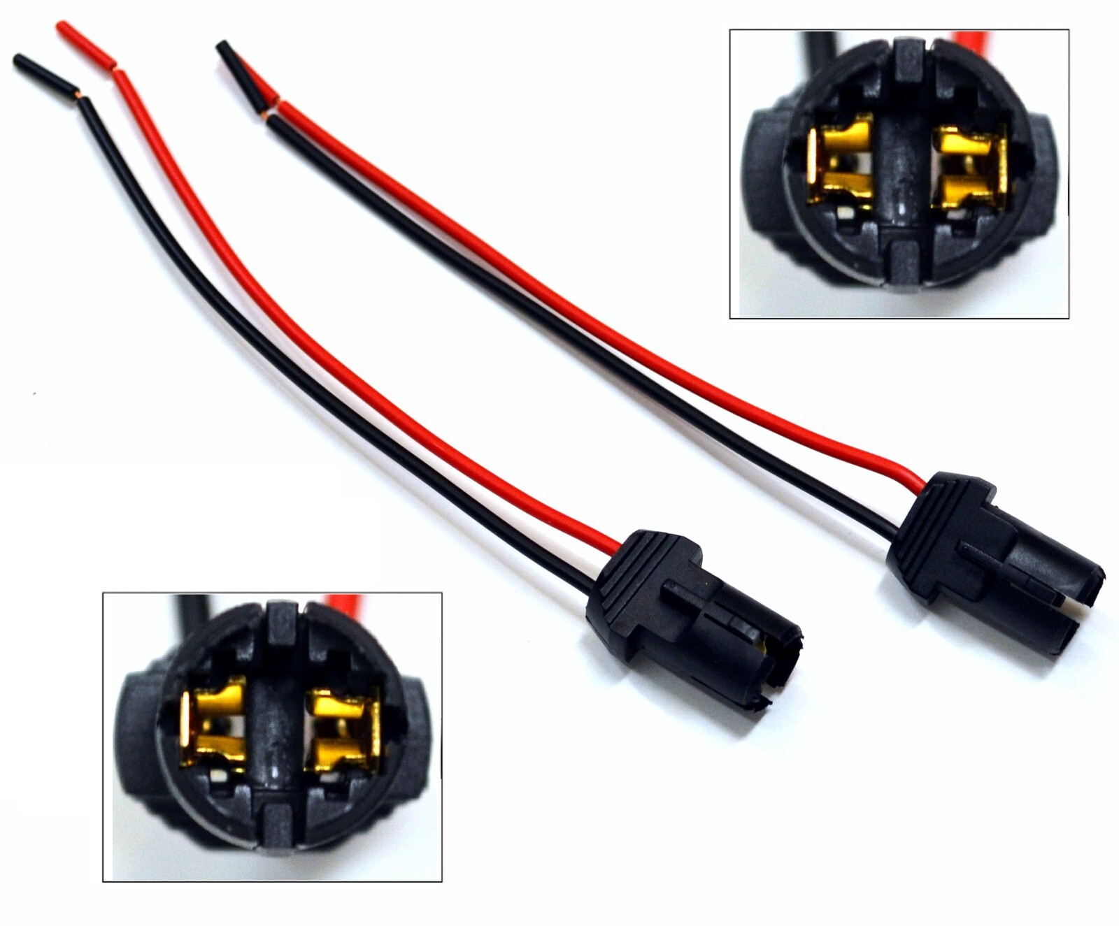 Universal Pigtail Wire Female Socket 168 T10 PBL Front Side Marker Light Plug K