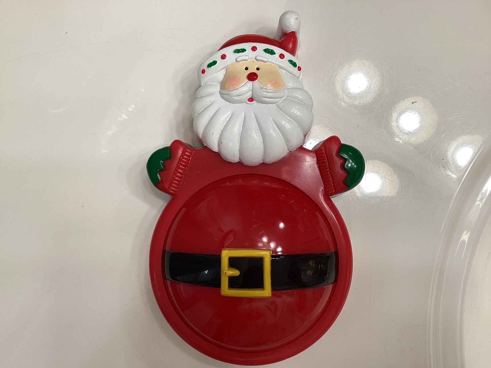 Christmas Santa Nightlight Portable Push Button Light Great For Kids!!