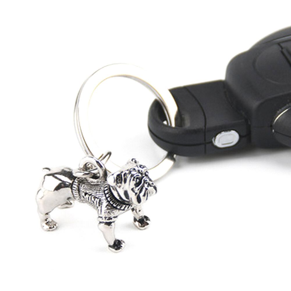 Cute Bulldog Car Keyring Keychain Key Chain For Cooper R55 R56 R60 F54 F55 F60