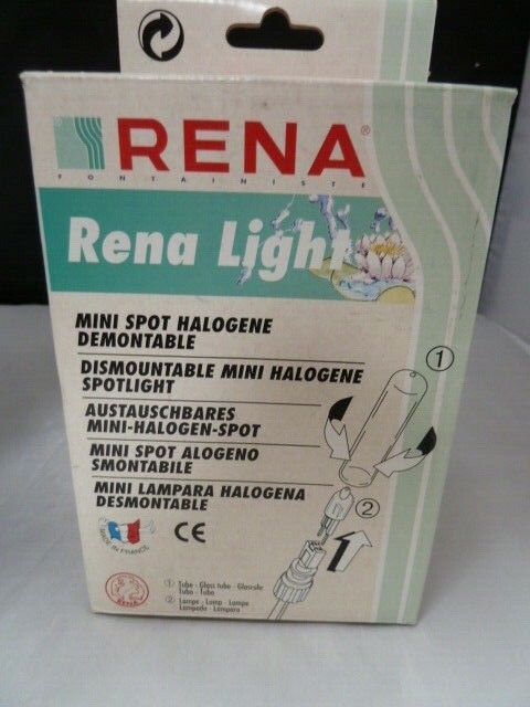 RENA LIGHT MINI SPOT HALOGEN SPOTLIGHT AQUARIUM TANK LIGHT