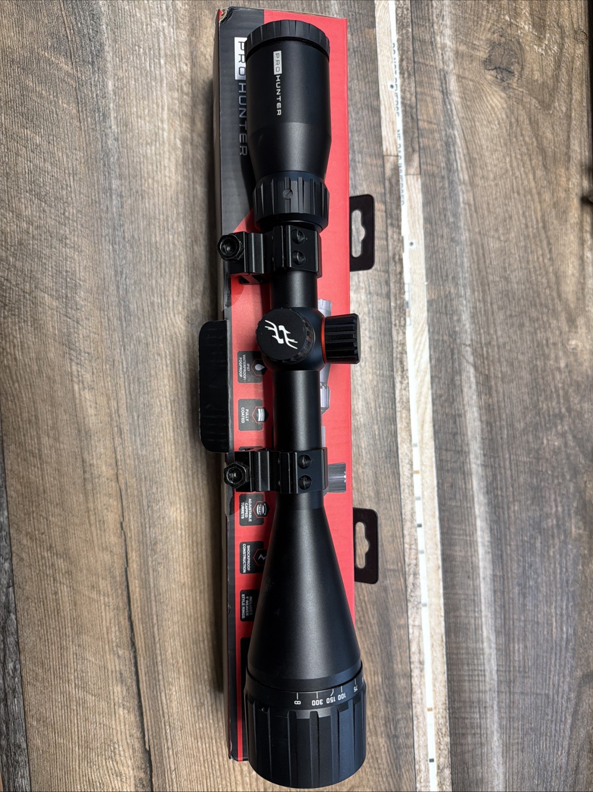 Simmons Pro Hunter 6-18x50mm Rifle Scope, 1in Tube, Truplex Reticle, : SPH61850