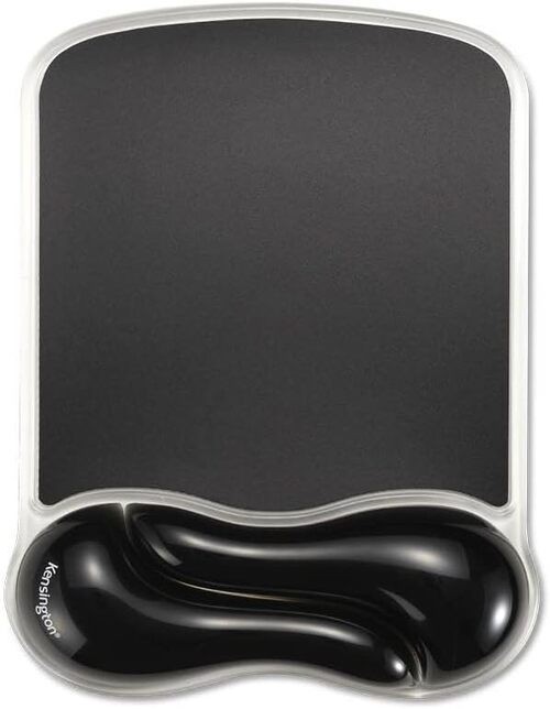 Kensington Duo Gel Wave Ergonomic Mouse Pad And Wrist Rest - Black K62413WW