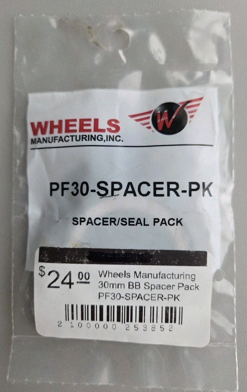 Wheels Manufacturing 30mm BB Spacer Pack PF30-SPACER-PK