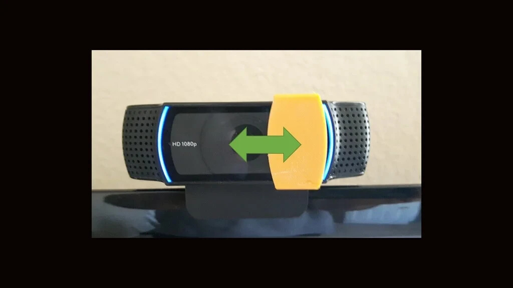 Cover for Logitech C920 Webcam (Black)