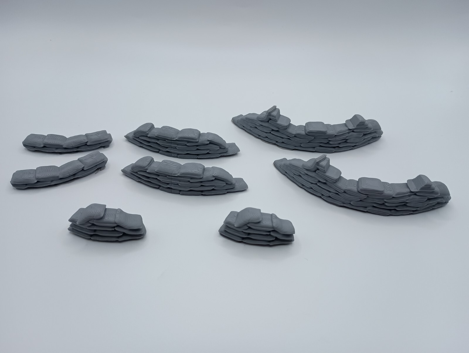 3D Printed Scatter Terrain Sandbag Set 4 (28mm-32mm Scale) [PTO]