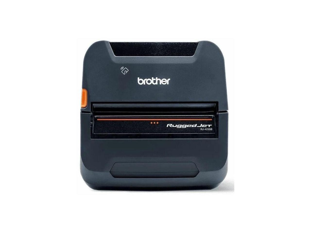 Brother RuggedJet RJ4235B Mobile 4 DT Printer w/USB, BT, MFi, NFC Pairing -  4"