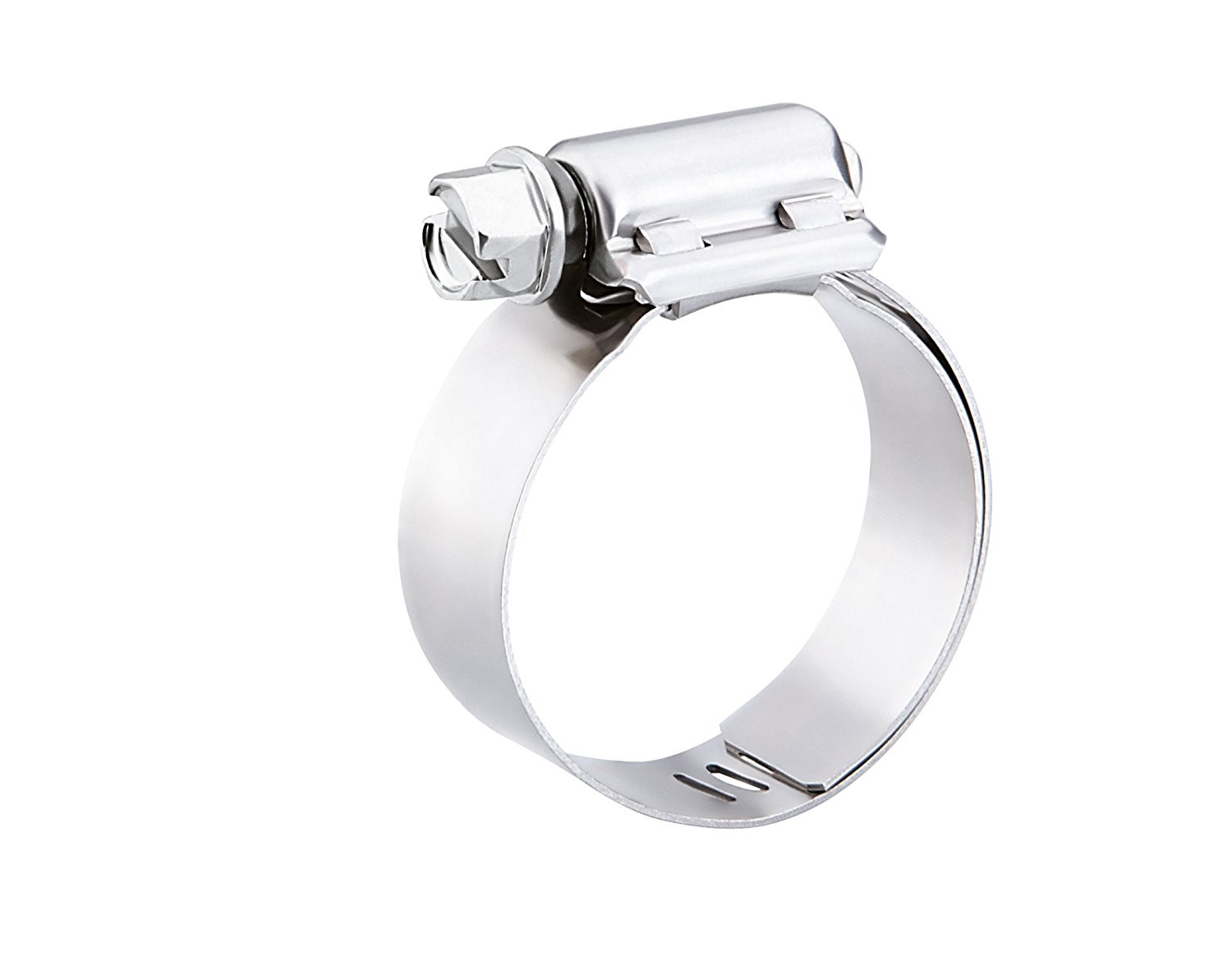 Breeze Liner Stainless Hose Clamp, SAE Size 16, 13/16"- 1-1/2"D, 1/2"W, 10pk