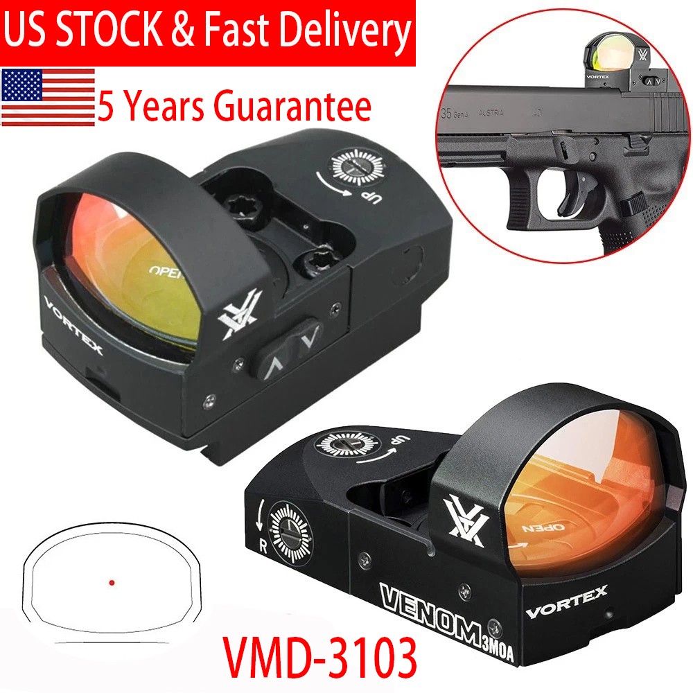 Vortex Venom Red Dot Sight 3 MOA Reticle Black - VMD-3103( Original )