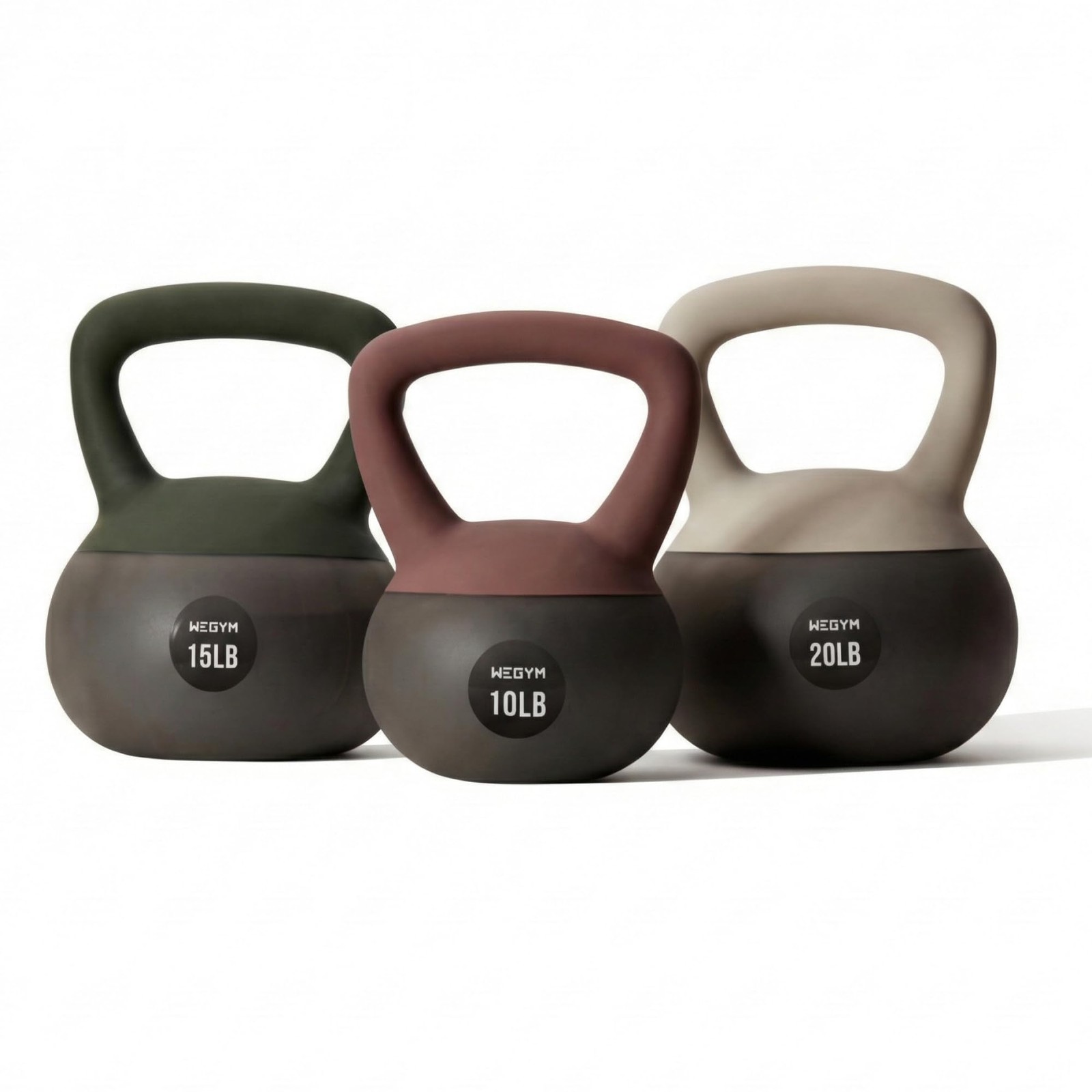 Soft Kettlebell with Cushioned Impact Resistant Base, Anti Slip Wide Grip Han...
