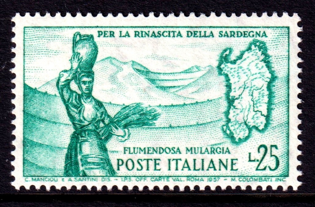 Italy 1958 Flumendosa-Mulargia Irrigation System Mint MNH SC 738
