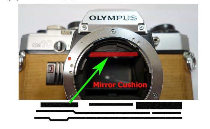 Light seal For Olympus OM10 Precut Replacement Light seal and Mirror bumper 3set