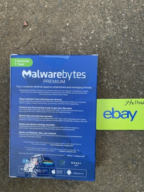 NEW 2026 Malwarebytes Anti-Malware Premium 3 PCs / 1 Year Cybersecurity Key Code