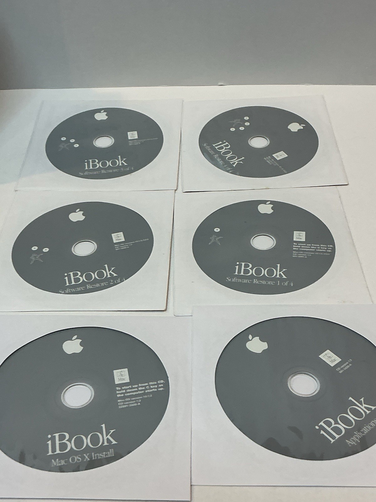 Apple iMac OS X Install Disks  ver. 10.1.2 + Applications+iMac Software Restore