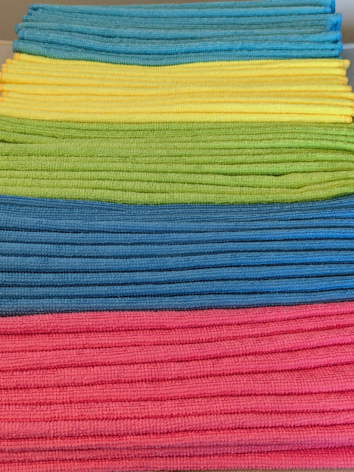 Microfiber Cleaning Cloth TowelRag  Car Polishing Detailing No Scratch Set of 50