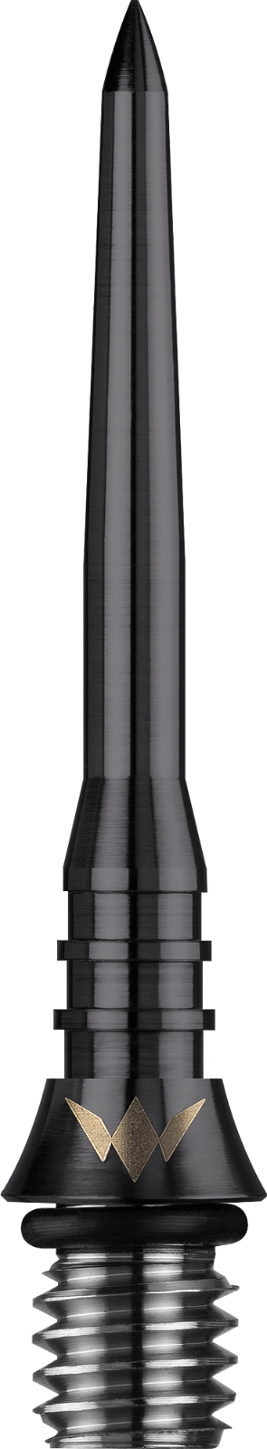 MISSION BLACK TITANIUM Ribbed 30mm 2ba Conversion Dart Points: 3 per order
