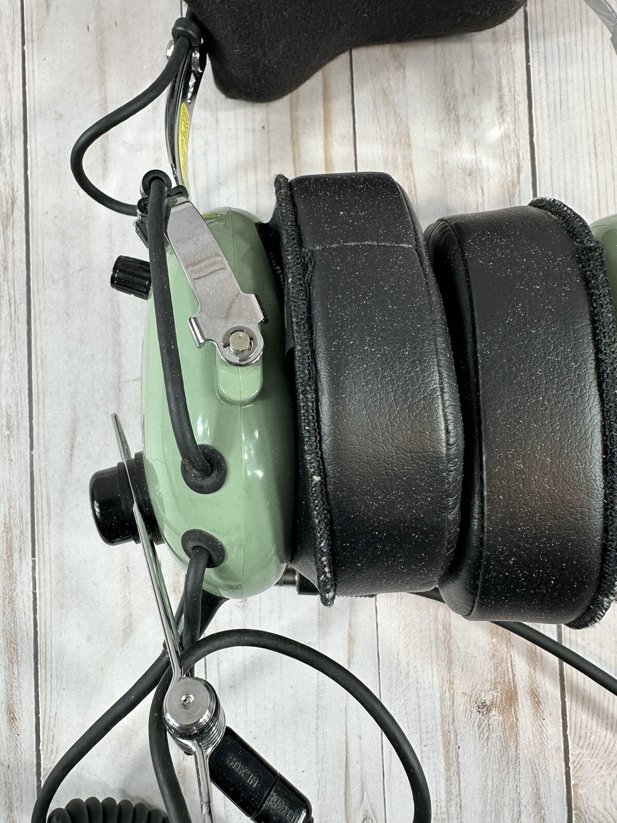 David Clark Model H10-76 Aviation Over-The-Head Headset-Mic, *Untested*