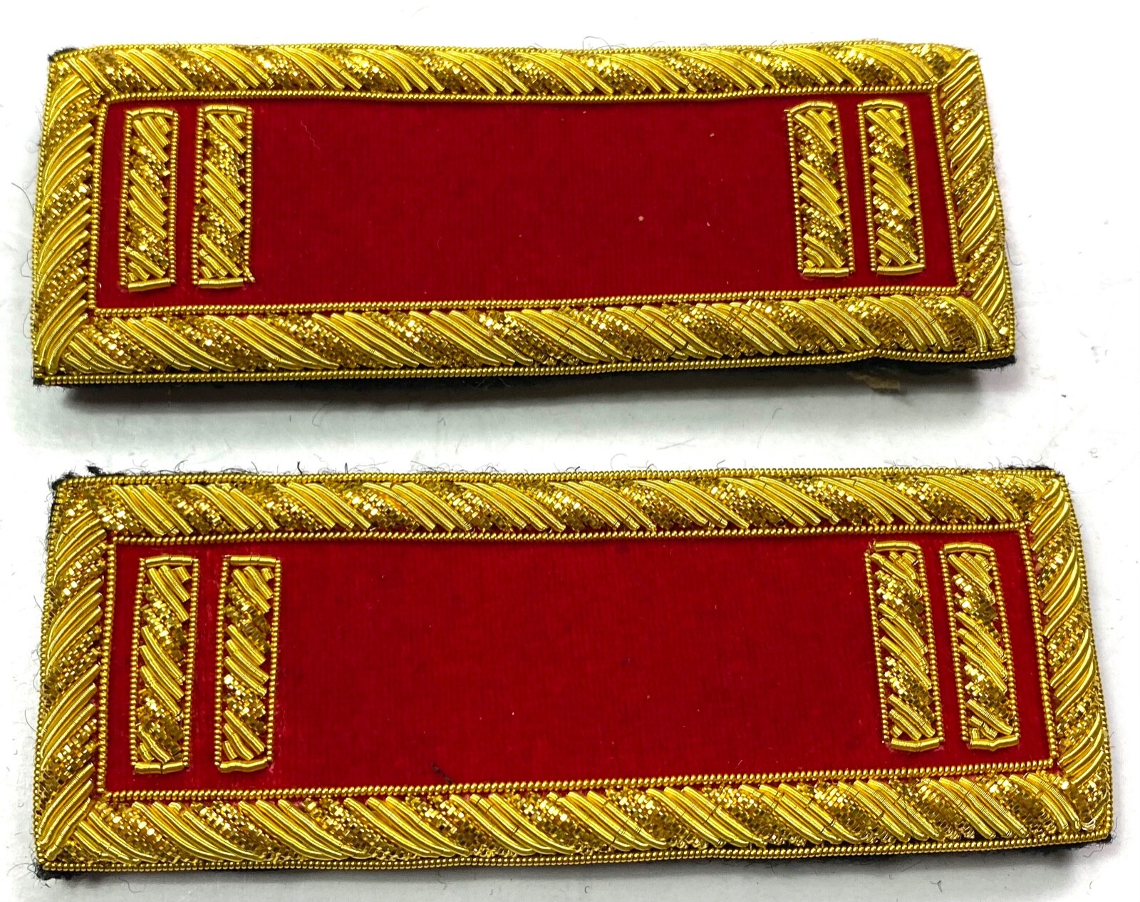 INDIAN WARS US ARMY M1866 ARTILLERY CAPTAIN TUNIC SHOULDER BOARDS W/CILPS