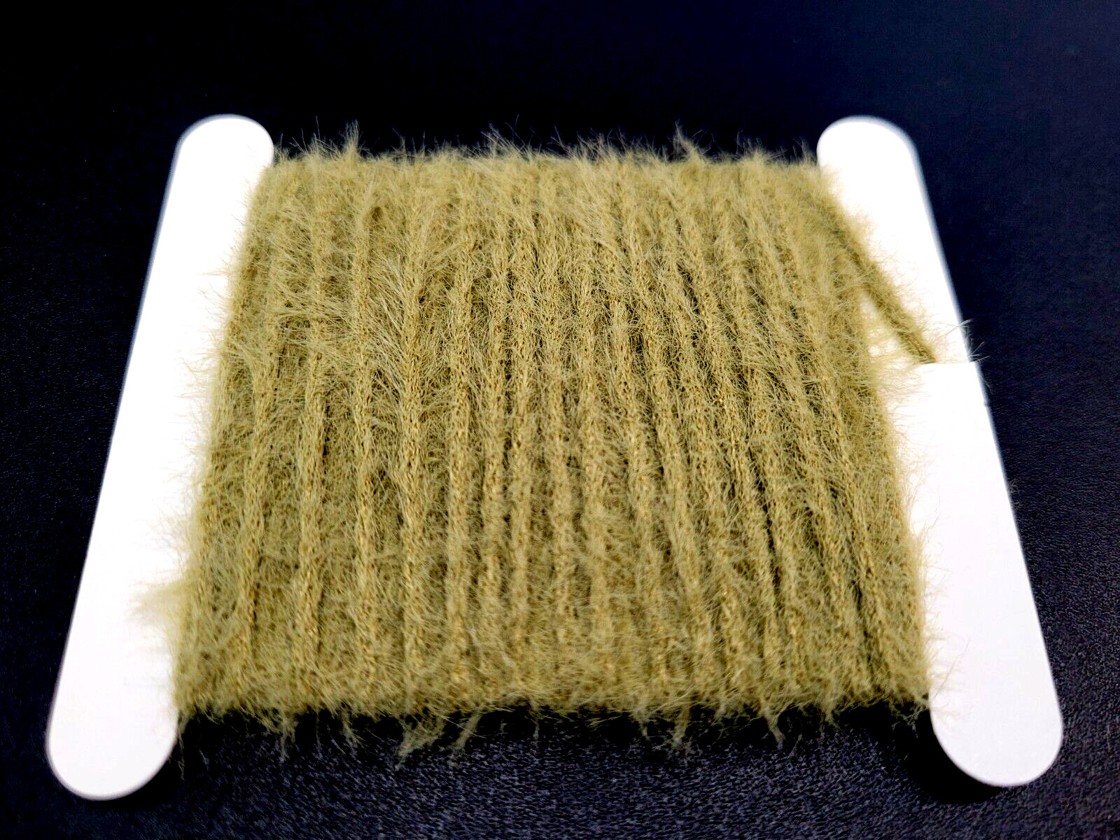 BUGGY CHENILLE - OLIVE - Small 2mm - 5 Yd. pc. - Fly & Jig Tying Material - NEW!