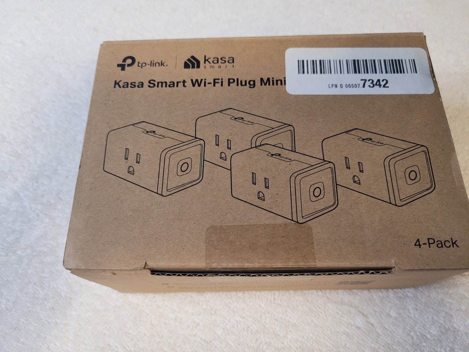 Kasa Smart Wi-Fi Plug Mini by TP-Link (4-Pack) -