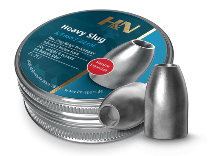 (NEW) H&N Slug HP Heavy, .218 Cal., 36 Grains, Hollowpoint, 150ct