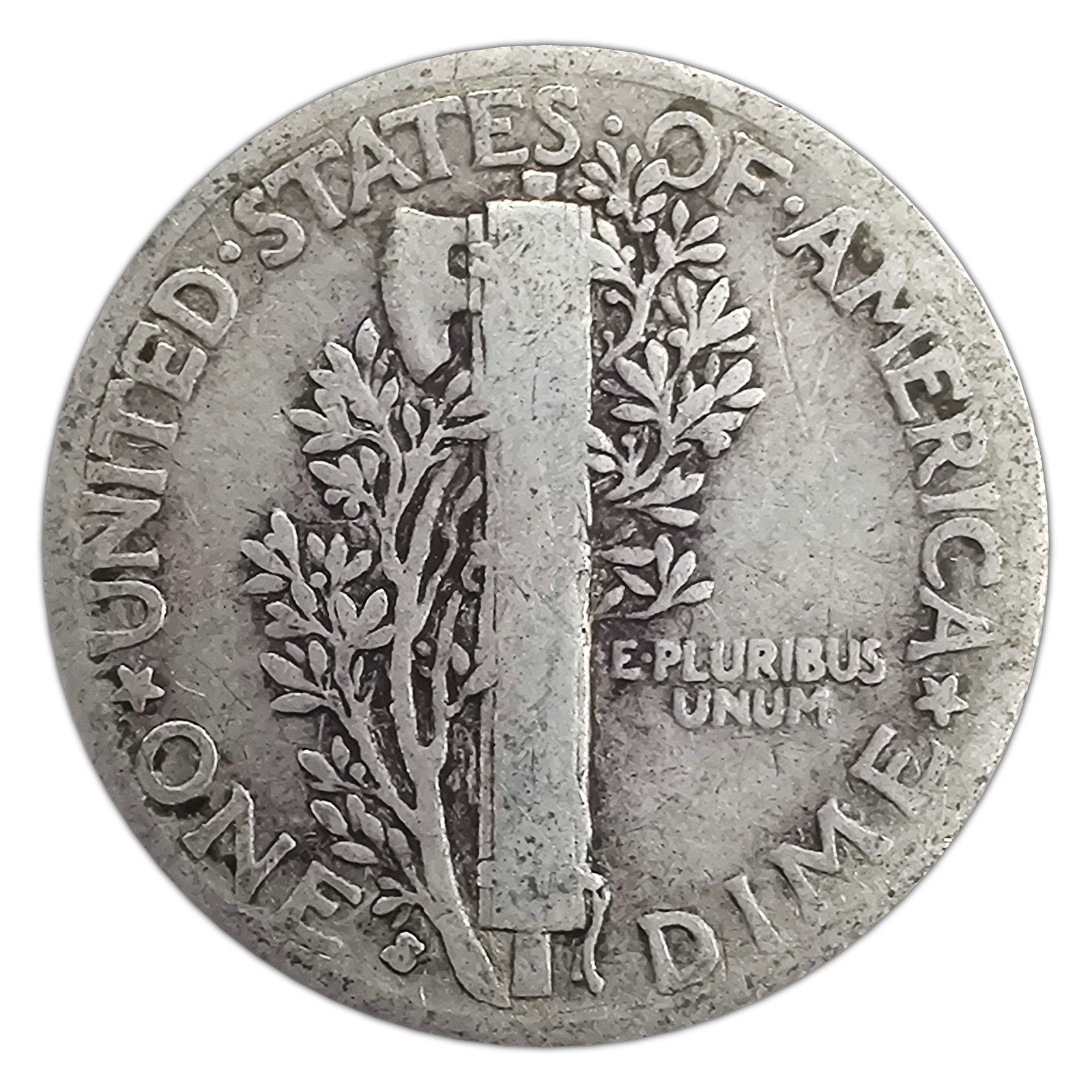 1935-S Mercury Dime G Good 90% Silver