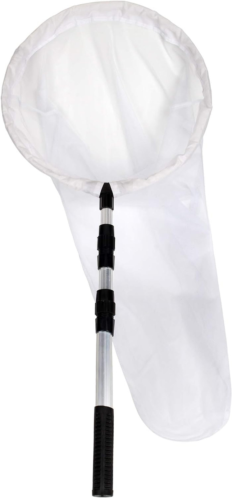 RESTCLOUD Large Insect and Butterfly Net with 14" Ring, 32" Net Depth, Extendabl