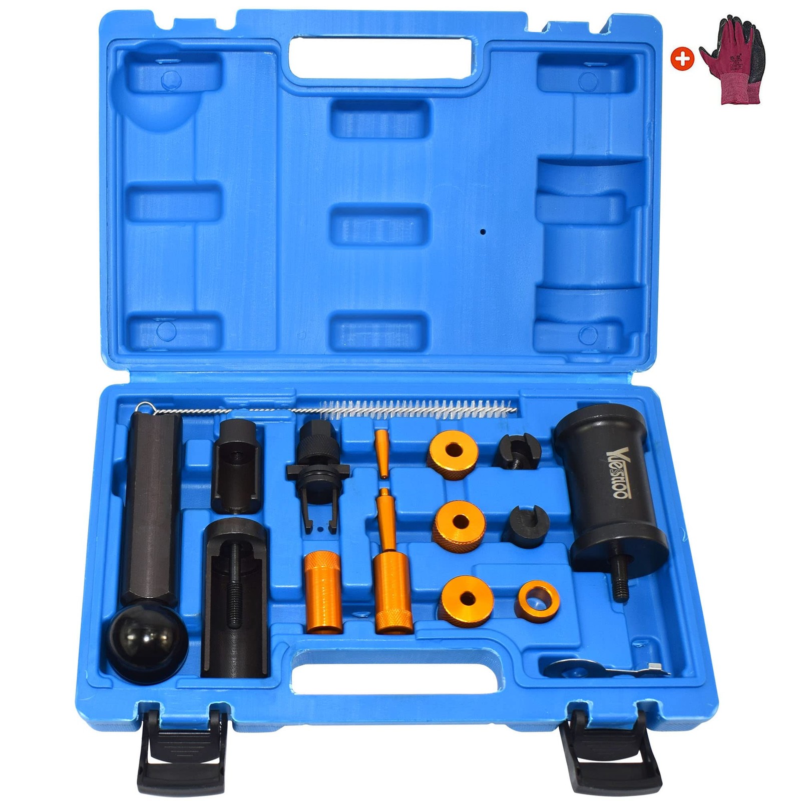 Fuel Injector Puller Removal Installer Kit, Compatible with Audi VW Skoda Sea...