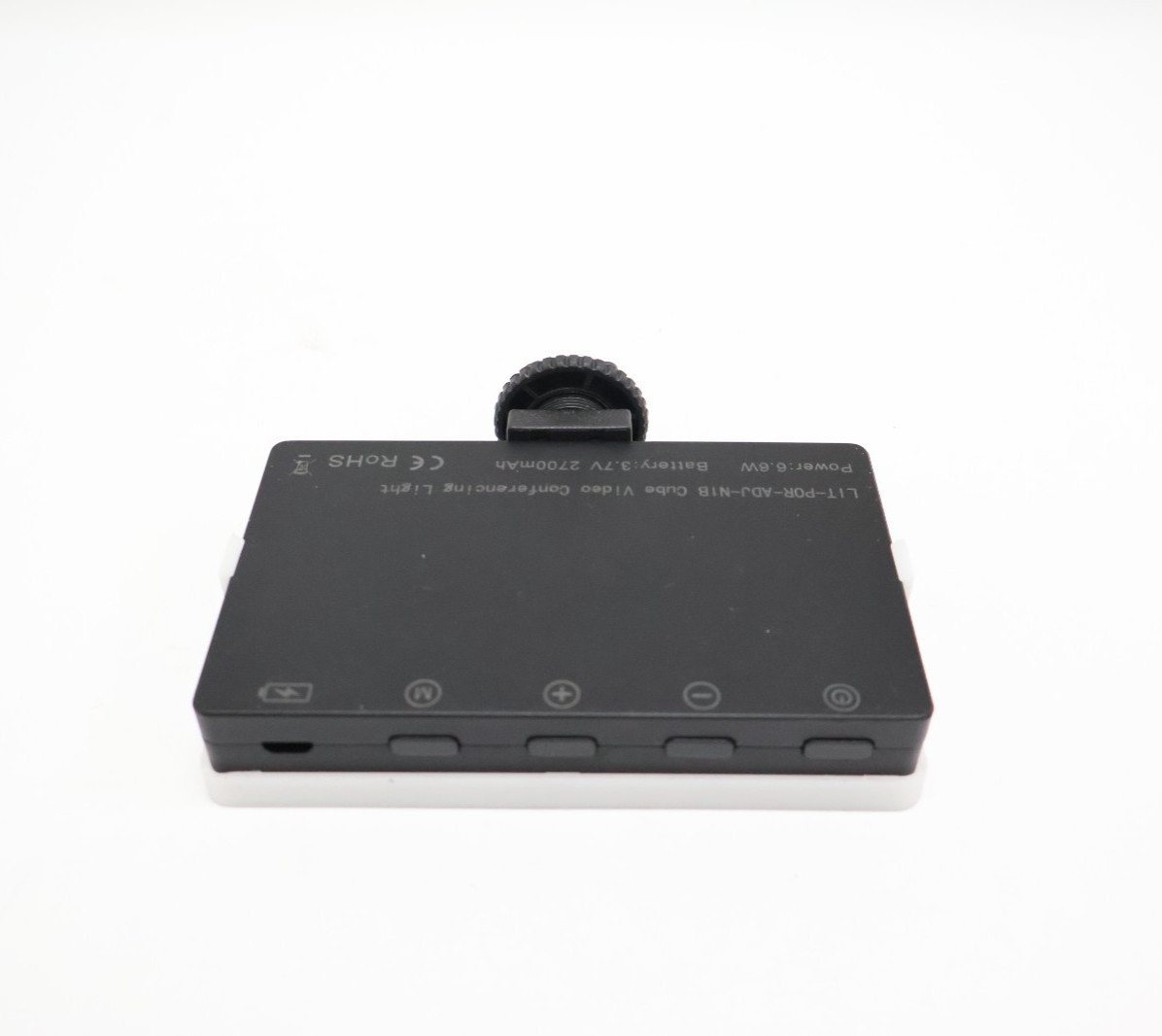Cube LED Video Conferencing Light 6.6W Suction Mount Webcam Light